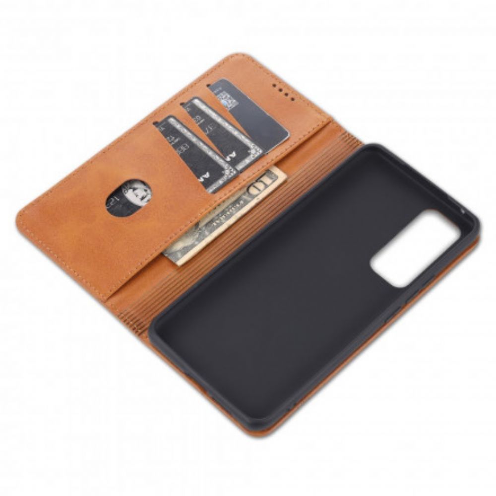 Schutzhülle Für Vivo X60 Pro Flip Case Azns Lederstil
