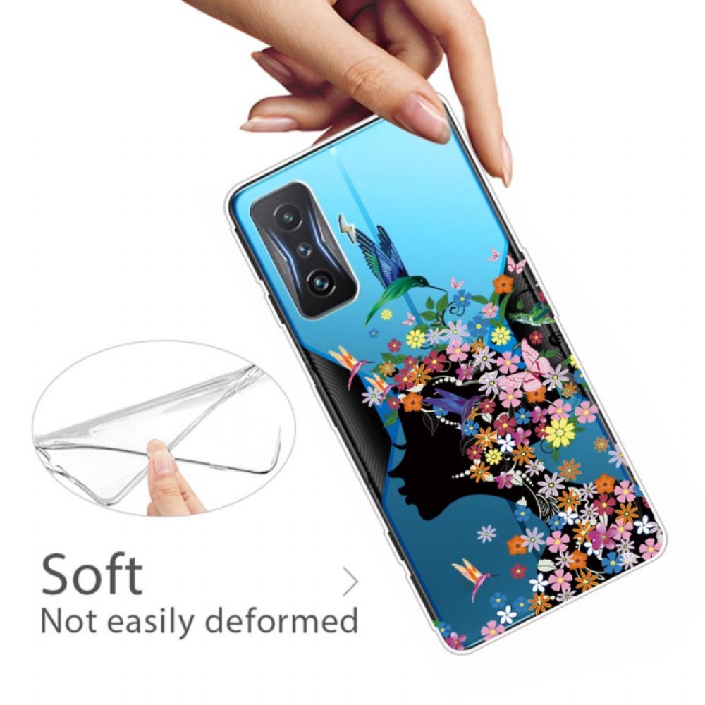 Handyhülle Für Poco F4 GT Blumenkopf
