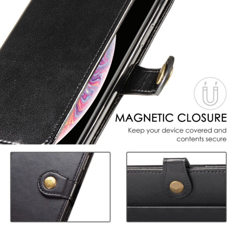 Flip Case Für Xiaomi Redmi Note 11 Pro Plus 5G Kunstleder Und Vintage-verschluss