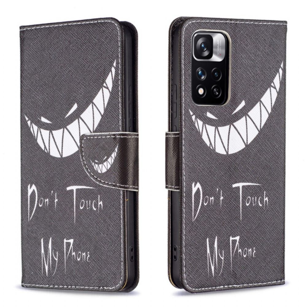 Flip Case Für Xiaomi Redmi Note 11 Pro Plus 5G Teufelstelefon