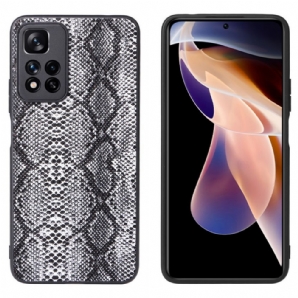 Handyhülle Für Xiaomi Redmi Note 11 Pro Plus 5G Schlangenhaut-effekt