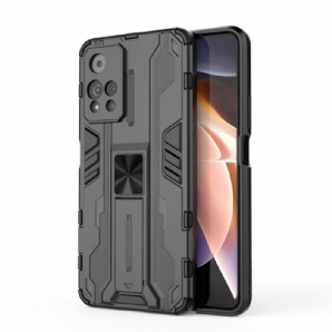 Handyhülle Für Xiaomi Redmi Note 11 Pro Plus 5G Vertikale Und Horizontale Abnehmbare Halterung