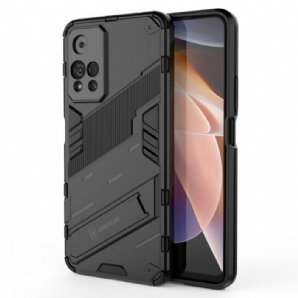Hülle Für Xiaomi Redmi Note 11 Pro Plus 5G Freihändige Unterstützung In Zwei Positionen