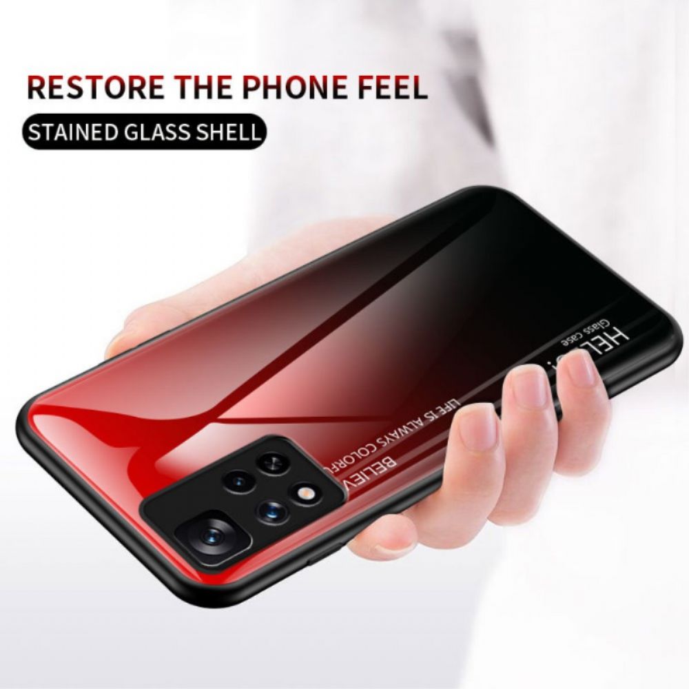 Hülle Für Xiaomi Redmi Note 11 Pro Plus 5G Hallo Tempered Glass