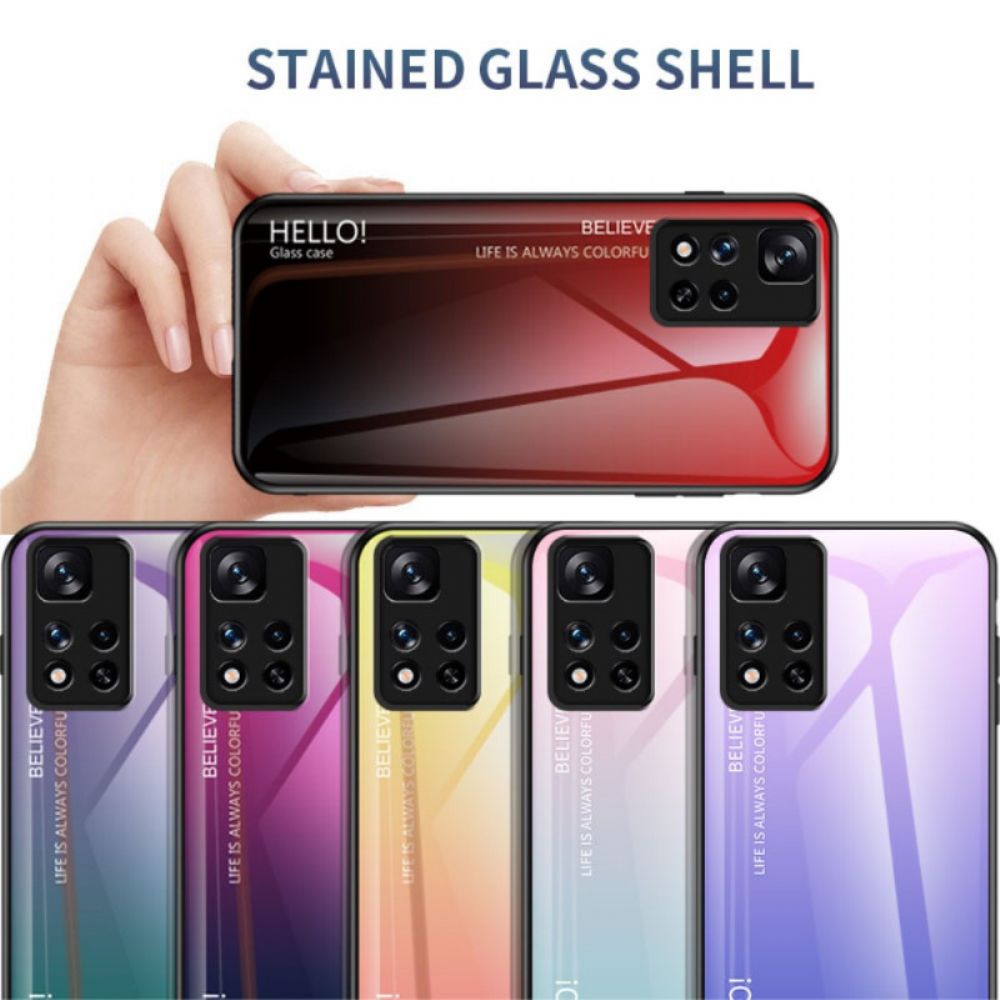 Hülle Für Xiaomi Redmi Note 11 Pro Plus 5G Hallo Tempered Glass
