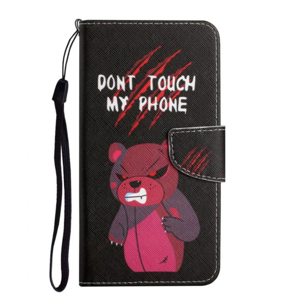 Lederhüllen Für Xiaomi Redmi Note 11 Pro Plus 5G Bear Fass Mein Telefon Nicht An