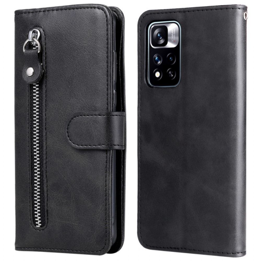 Lederhüllen Für Xiaomi Redmi Note 11 Pro Plus 5G Brieftasche