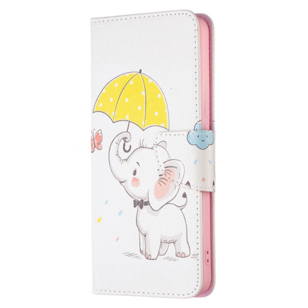 Lederhüllen Für Xiaomi Redmi Note 11 Pro Plus 5G Elefantenbaby