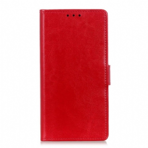 Lederhüllen Für Xiaomi Redmi Note 11 Pro Plus 5G Glänzender Ledereffekt