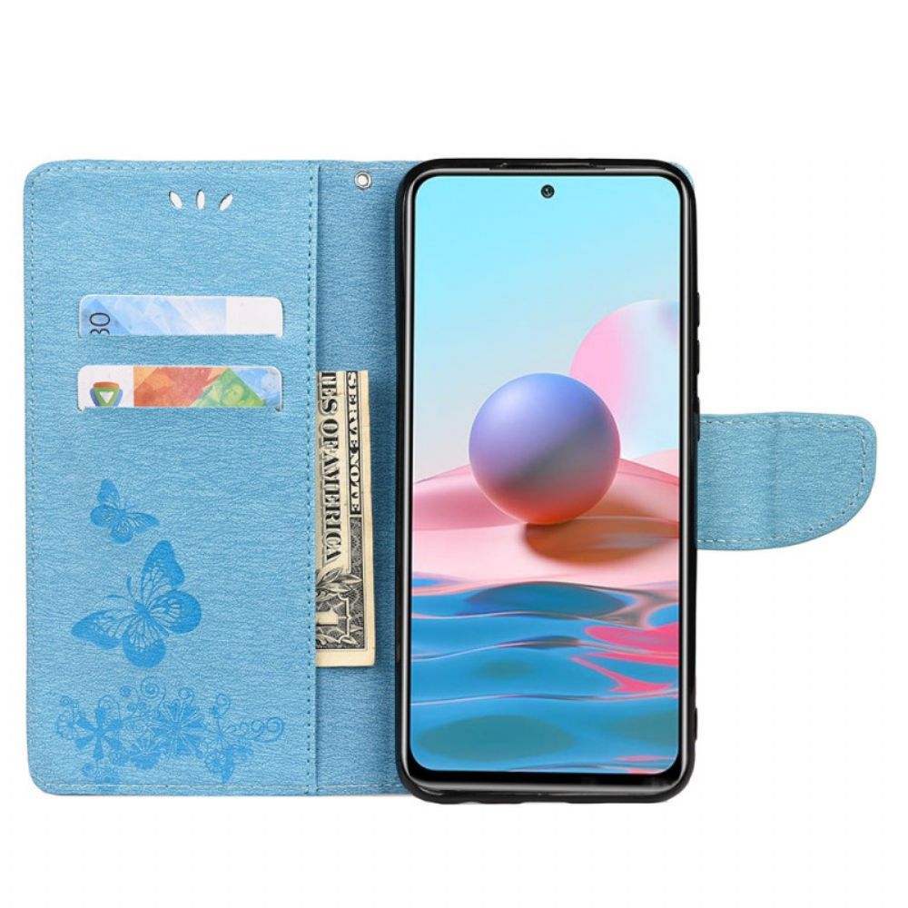 Lederhüllen Für Xiaomi Redmi Note 11 Pro Plus 5G Nur Schmetterlinge