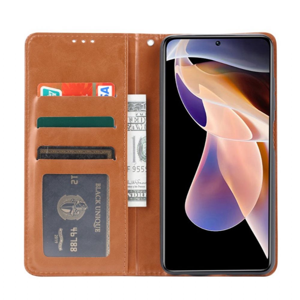 Schutzhülle Für Xiaomi Redmi Note 11 Pro Plus 5G Flip Case Kartenetui Aus Kunstleder