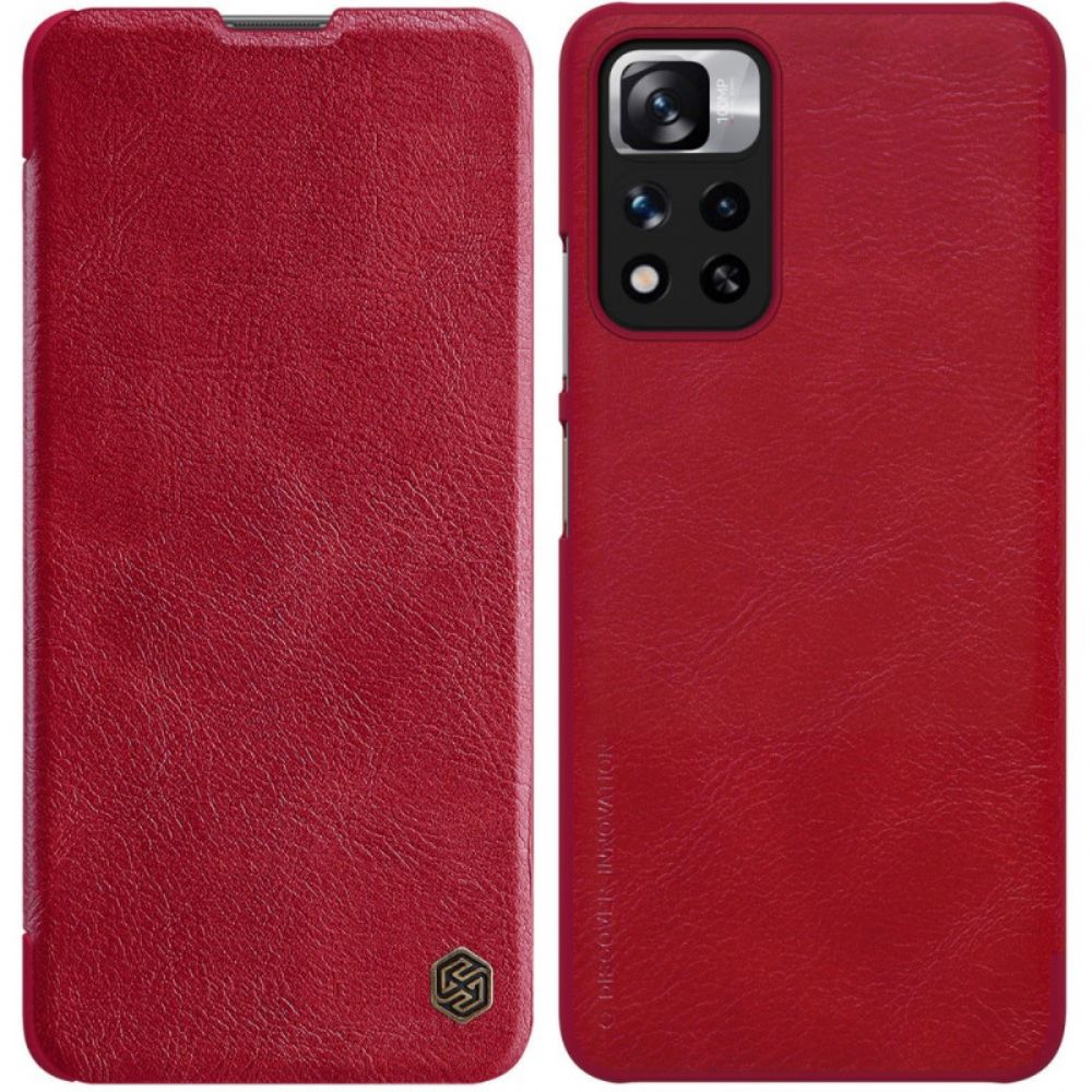 Schutzhülle Für Xiaomi Redmi Note 11 Pro Plus 5G Flip Case Nillkin Qin-serie