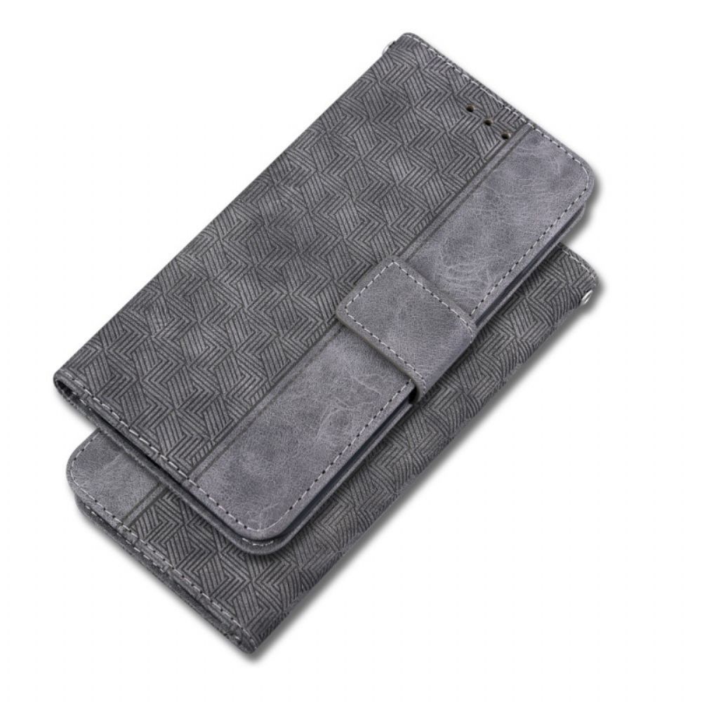 Flip Case Für Poco F4 Mit Kordel Banddesign