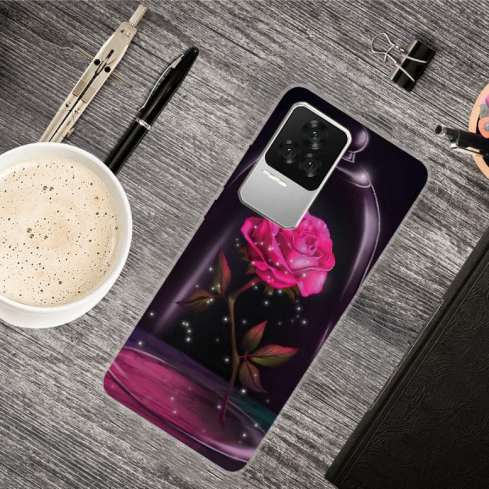 Handyhülle Für Poco F4 Silikonrosa