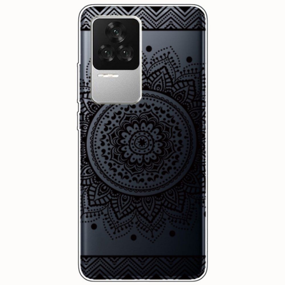 Handyhülle Für Poco F4 Transparentes Mandala