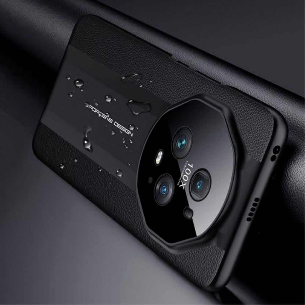 Handyhülle Für Honor Magic 5 Pro Stil: Leder-eleganz