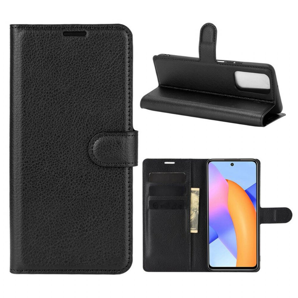 Flip Case Für Honor 10X Lite Lychee Classic