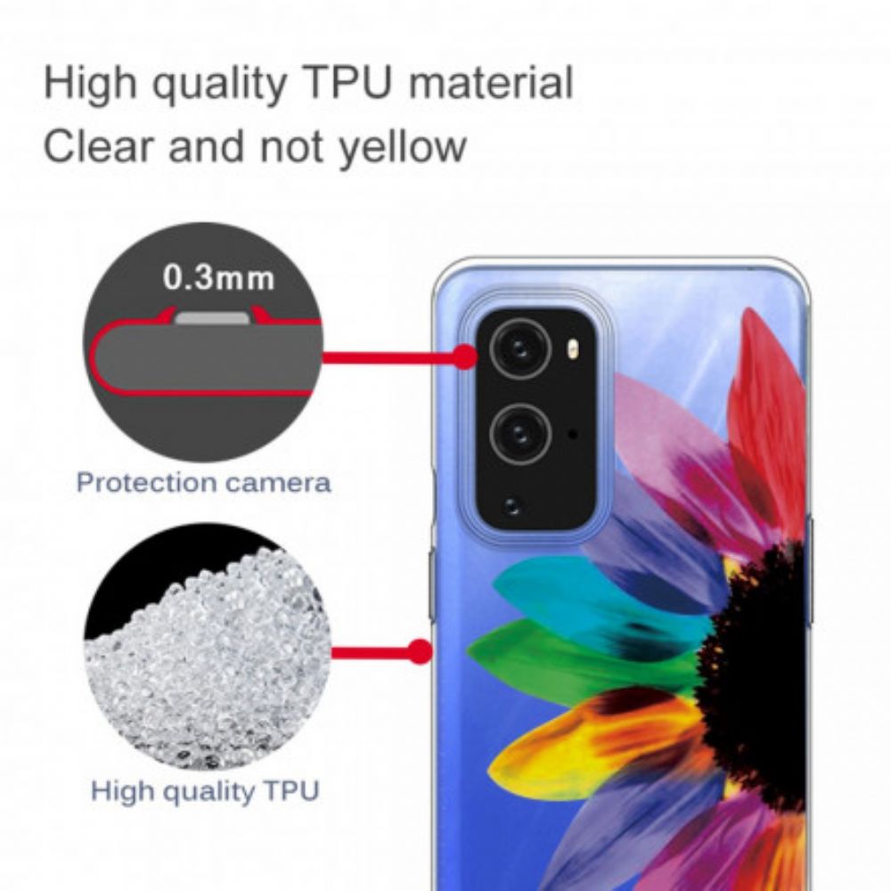 Hülle Für OnePlus 9 Pro Bunte Blume