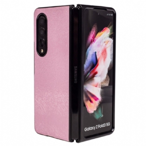 Handyhülle Für Samsung Galaxy Z Fold 4 Geprägtes Fell