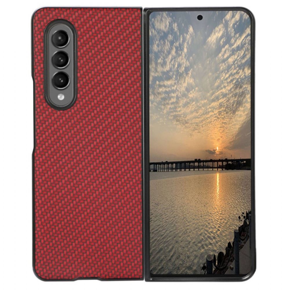 Handyhülle Für Samsung Galaxy Z Fold 4 Kohlefaser