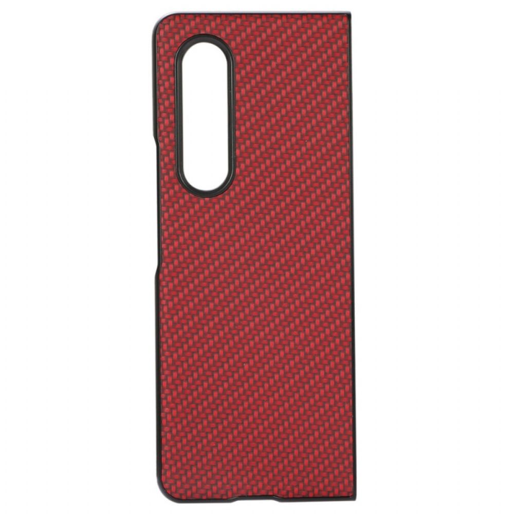 Handyhülle Für Samsung Galaxy Z Fold 4 Kohlefaser