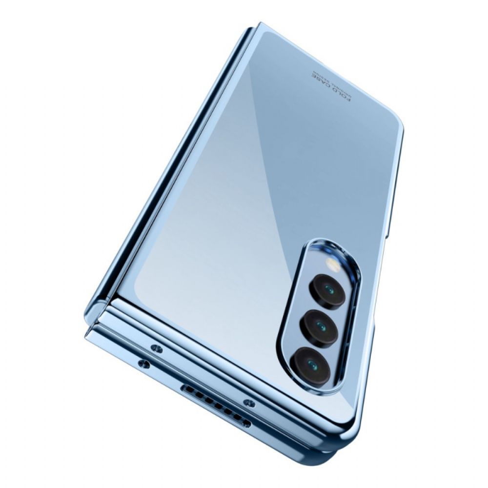 Hülle Für Samsung Galaxy Z Fold 4 Dezentes Metallic