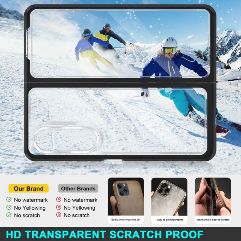 Hülle Für Samsung Galaxy Z Fold 4 Durchsichtige Sportbekleidung