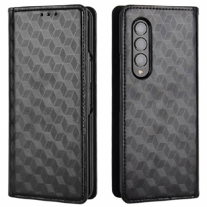 Schutzhülle Für Samsung Galaxy Z Fold 4 Flip Case 3d-würfel