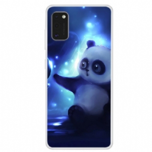 Handyhülle Für Samsung Galaxy A41 Panda Im Weltall