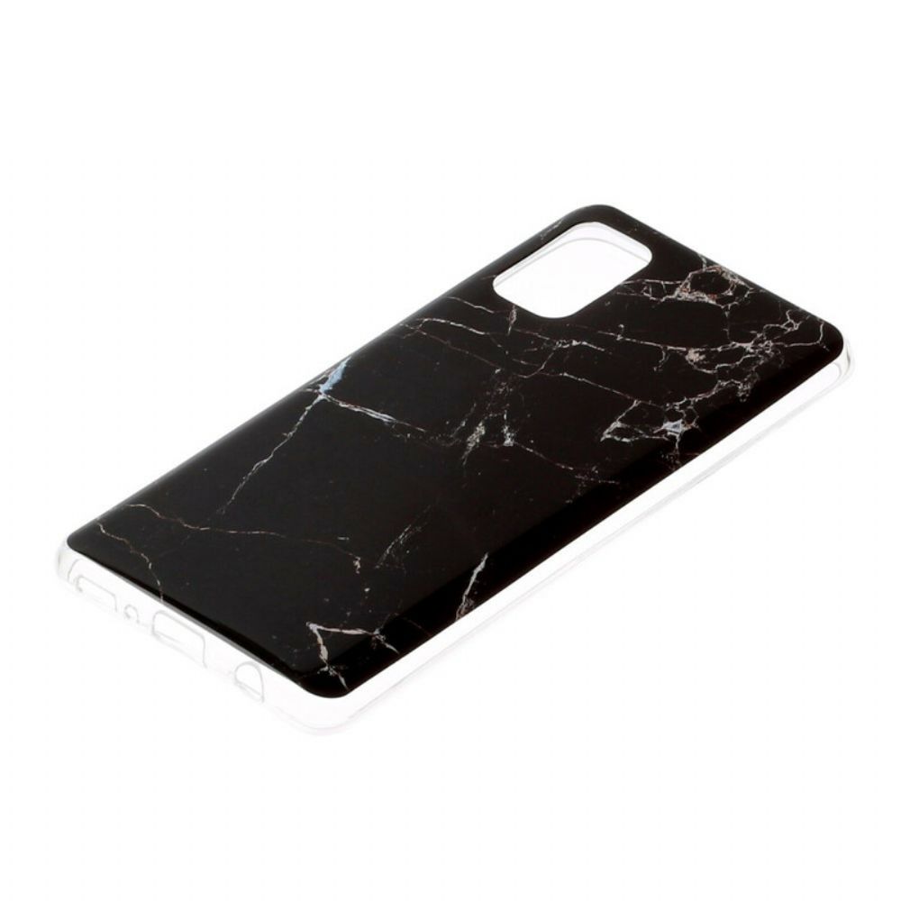 Hülle Für Samsung Galaxy A41 Vereinfachter Marmor