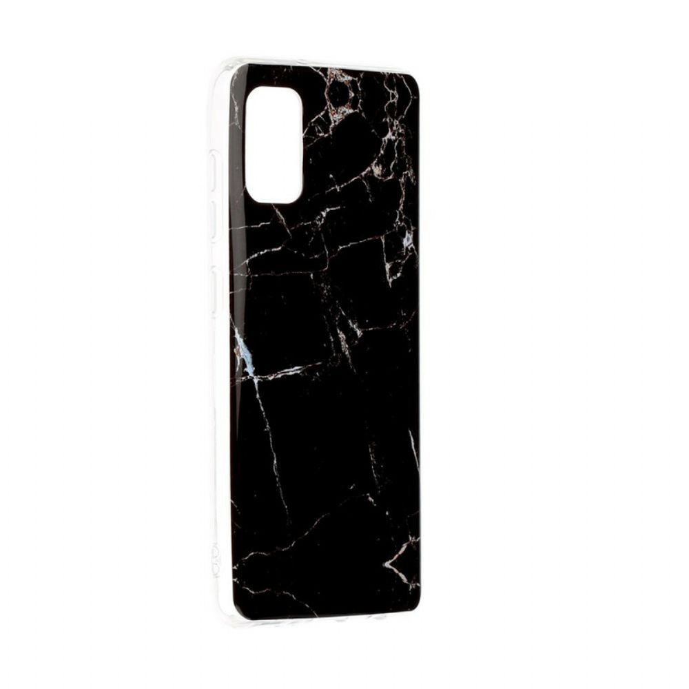 Hülle Für Samsung Galaxy A41 Vereinfachter Marmor