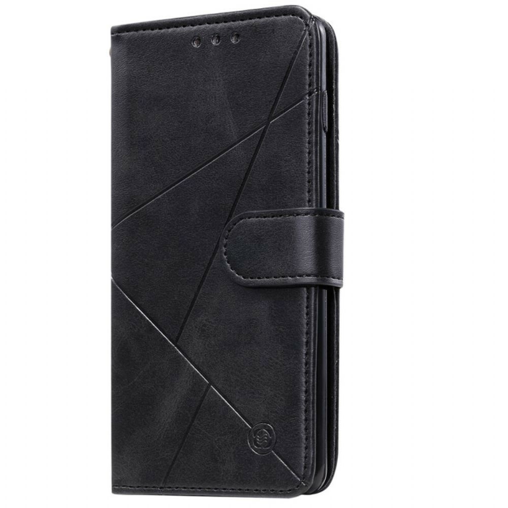 Flip Case Für Samsung Galaxy S21 5G Diamant Kunstleder