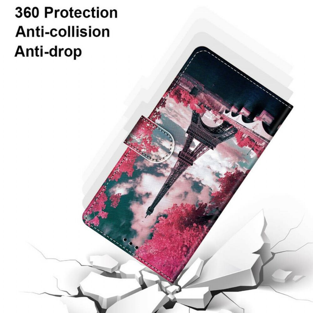 Flip Case Für Samsung Galaxy S21 5G Paris In Voller Blüte