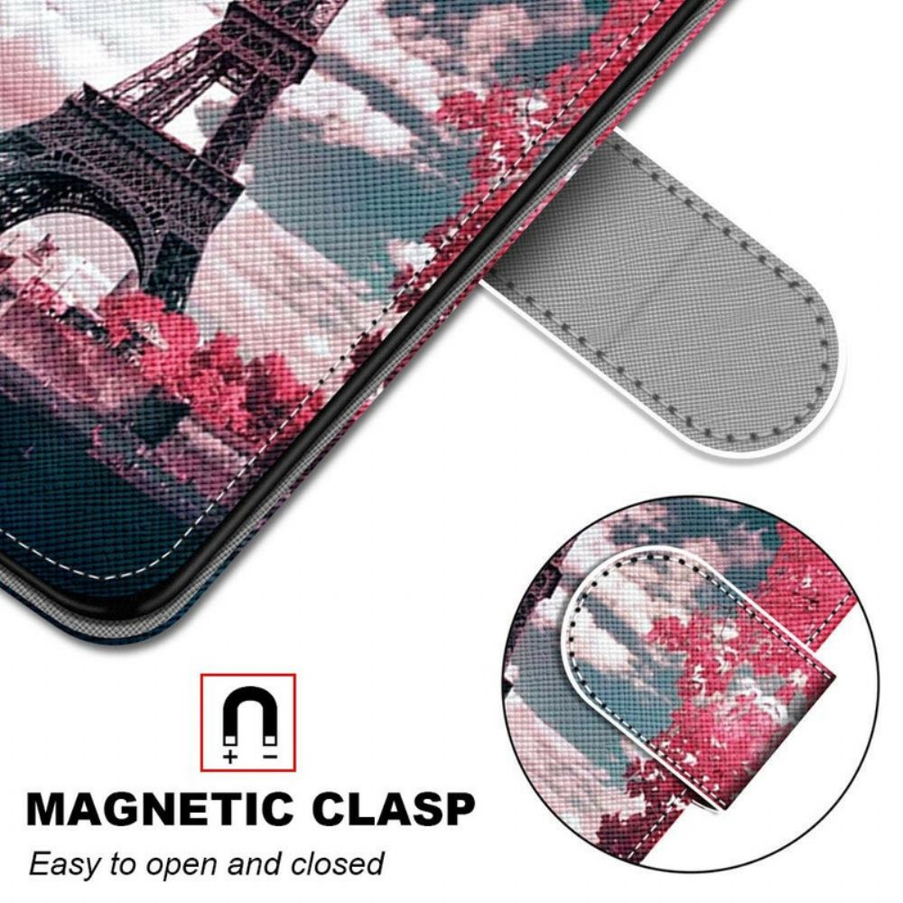 Flip Case Für Samsung Galaxy S21 5G Paris In Voller Blüte