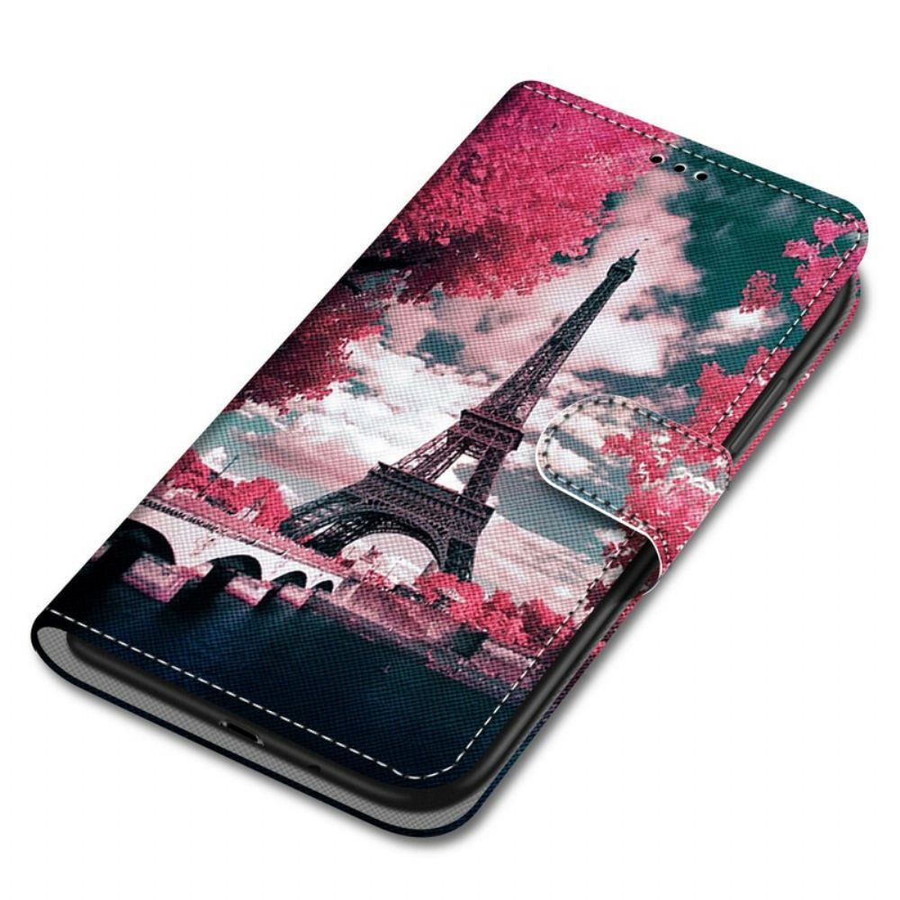 Flip Case Für Samsung Galaxy S21 5G Paris In Voller Blüte