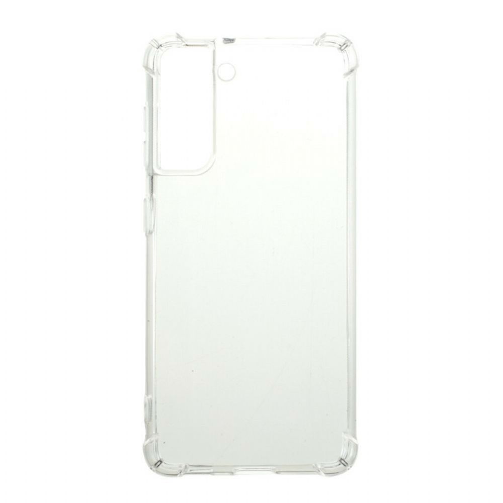 Handyhülle Für Samsung Galaxy S21 5G Transparente Verstärkte Ecken