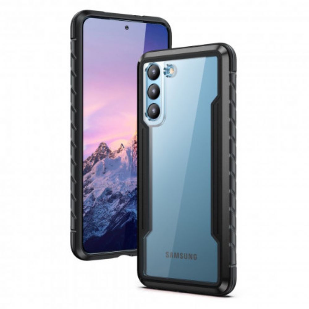 Hülle Für Samsung Galaxy S21 5G Hybrid-klarrand-stoßstange