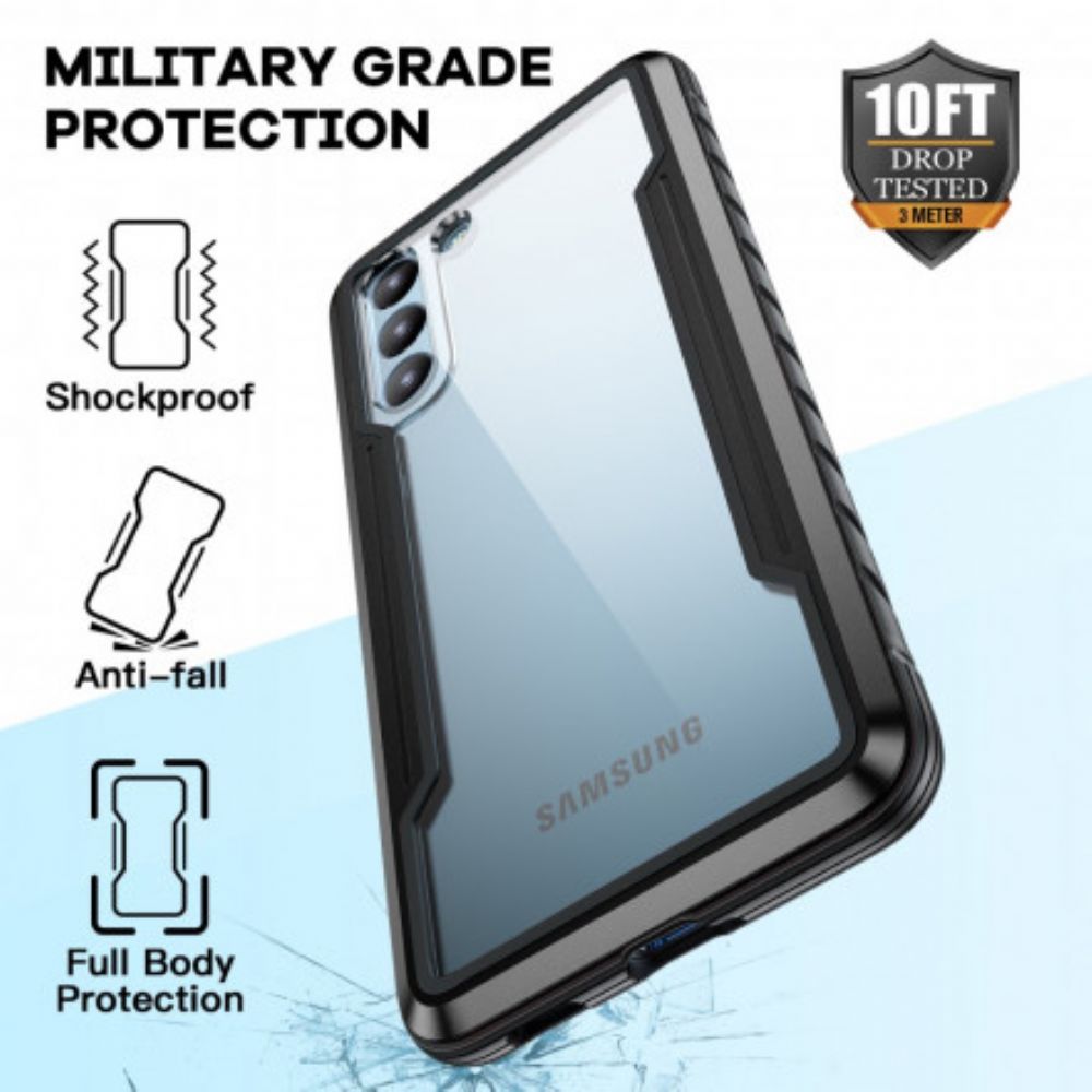 Hülle Für Samsung Galaxy S21 5G Hybrid-klarrand-stoßstange