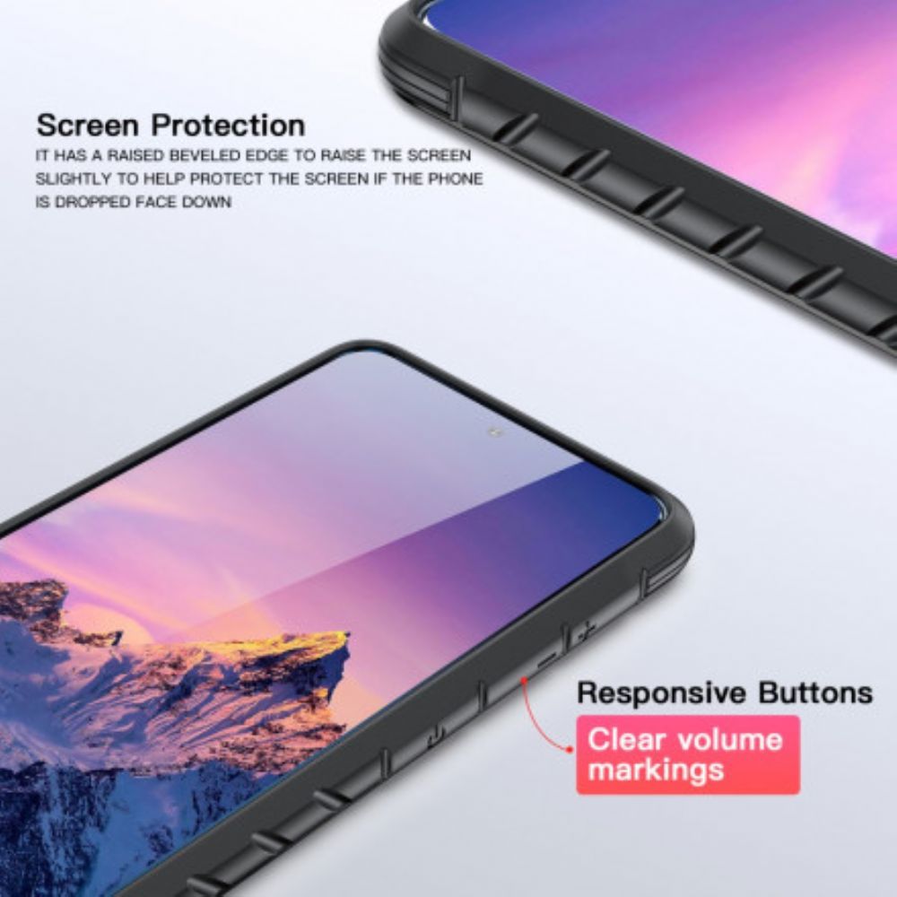Hülle Für Samsung Galaxy S21 5G Hybrid-klarrand-stoßstange