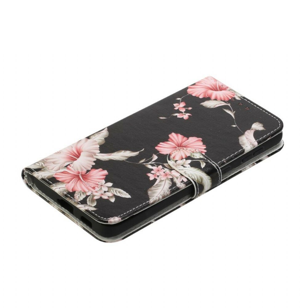Lederhüllen Für Samsung Galaxy S21 5G Blumenwahnsinn