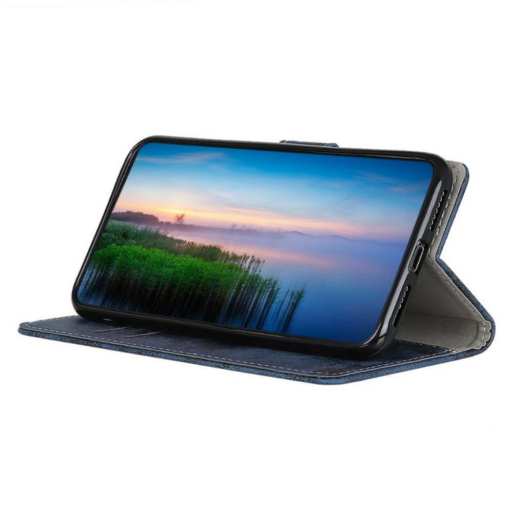 Lederhüllen Für Samsung Galaxy S21 5G Vintage Kunstleder
