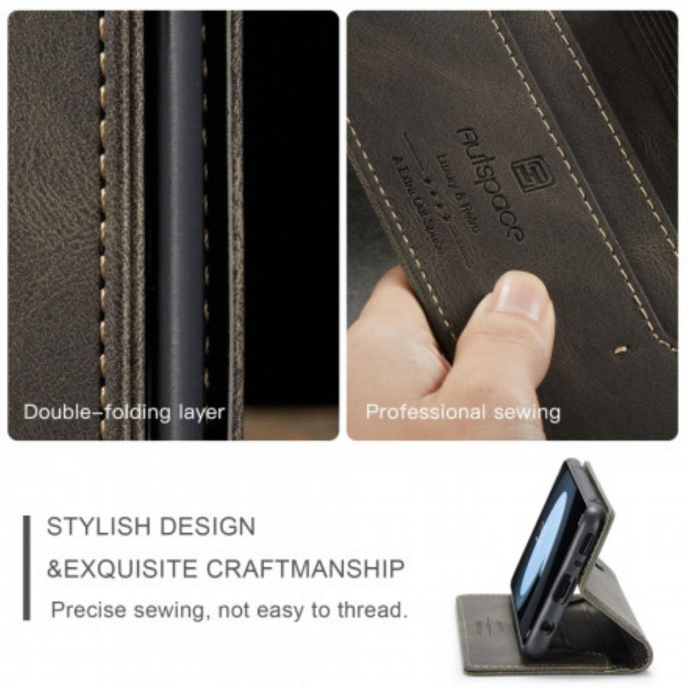 Schutzhülle Für Samsung Galaxy S21 5G Flip Case Autspace Rfid-serie