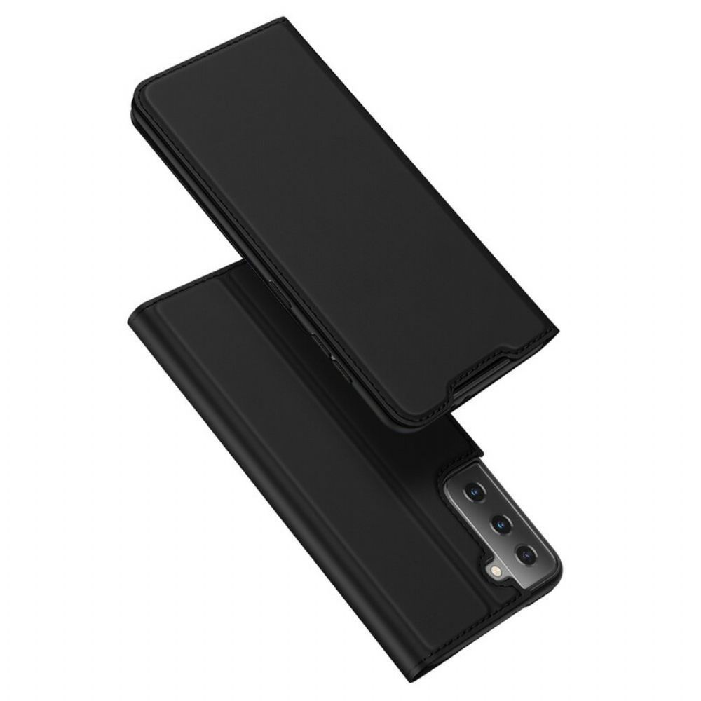 Schutzhülle Für Samsung Galaxy S21 5G Flip Case Dux Ducis Pro-skin