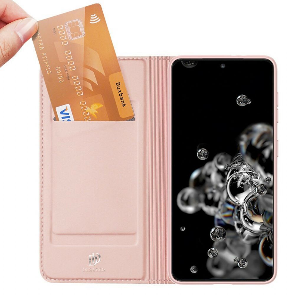 Schutzhülle Für Samsung Galaxy S21 5G Flip Case Dux Ducis Pro-skin