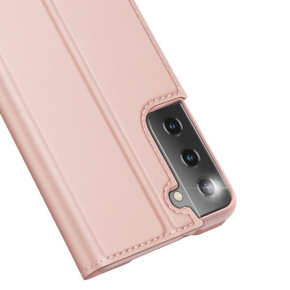 Schutzhülle Für Samsung Galaxy S21 5G Flip Case Dux Ducis Pro-skin