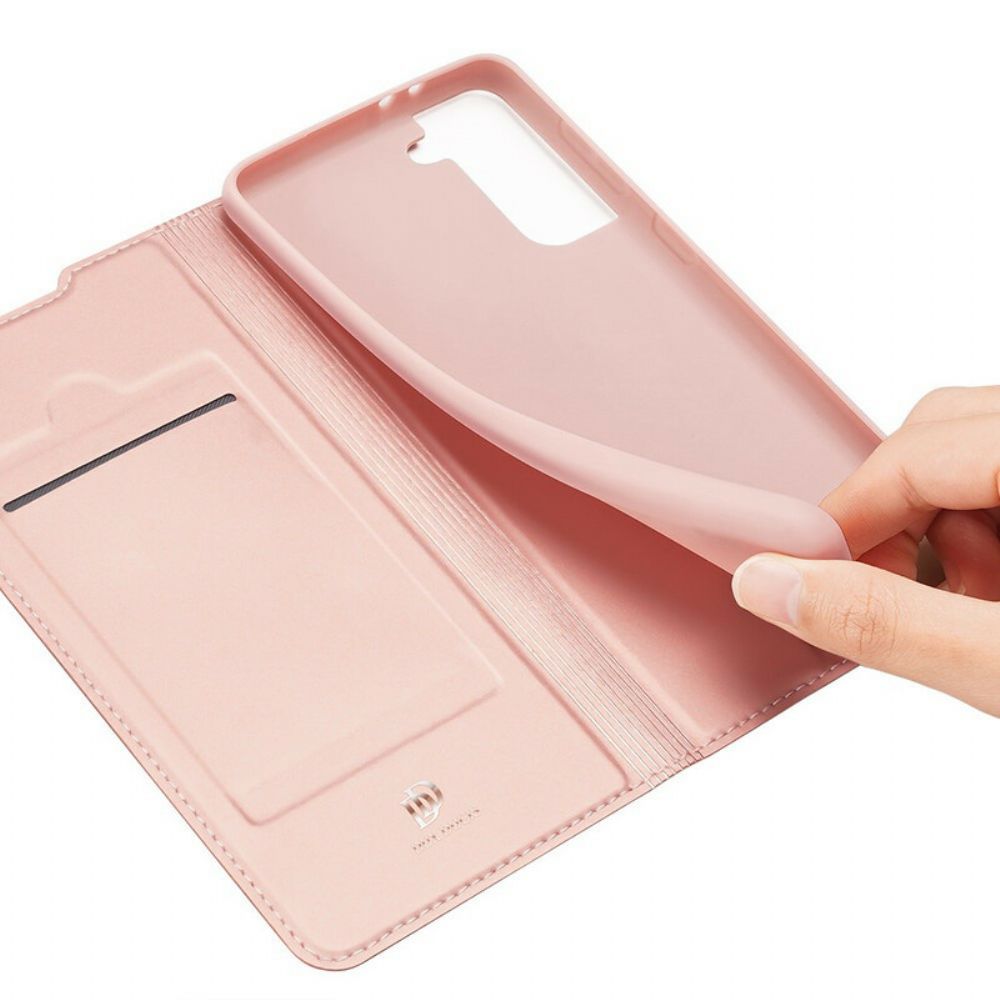 Schutzhülle Für Samsung Galaxy S21 5G Flip Case Dux Ducis Pro-skin