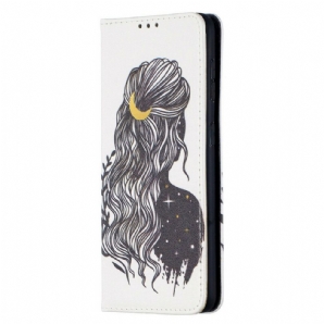 Schutzhülle Für Samsung Galaxy S21 5G Flip Case Hübsches Haar