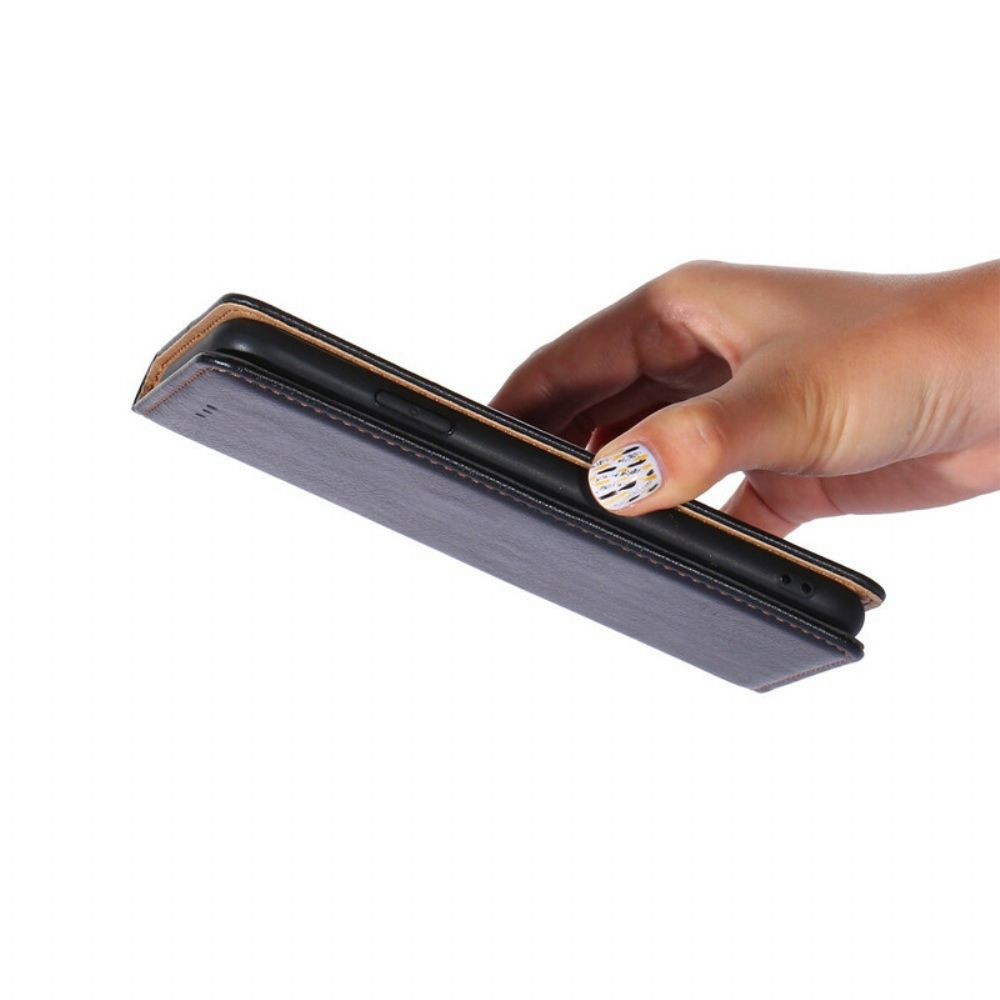 Schutzhülle Für Samsung Galaxy S21 5G Flip Case Klassischer Lederstil