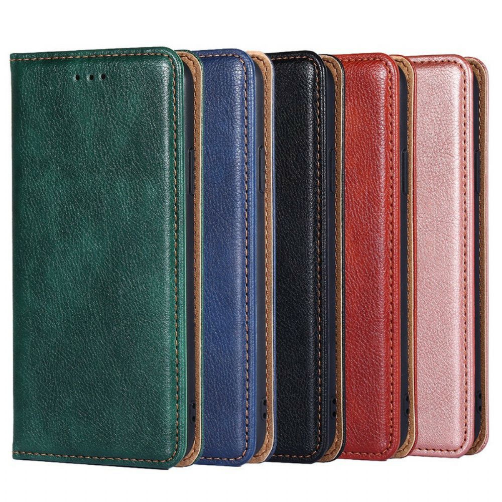 Schutzhülle Für Samsung Galaxy S21 5G Flip Case Klassischer Lederstil