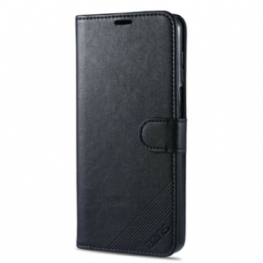 Flip Case Für Xiaomi Redmi Note 9S / Note 9 Pro Azns Kunstleder